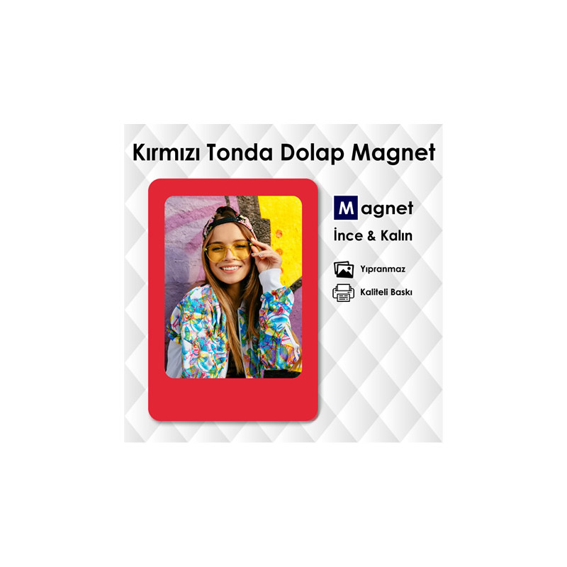 Pembe Kırmızı İsimli Dolap Süsü