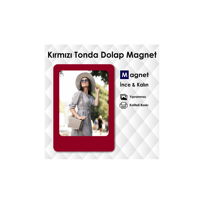Fotoğraflı Dolap Süsü Magnet