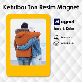 Kehribar Rengi Dolap Susu Magnet