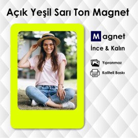 Açık Yeşil Sarı Miknatisli Dolap Susu