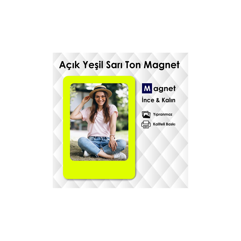 Açık Yeşil Sarı Miknatisli Dolap Susu