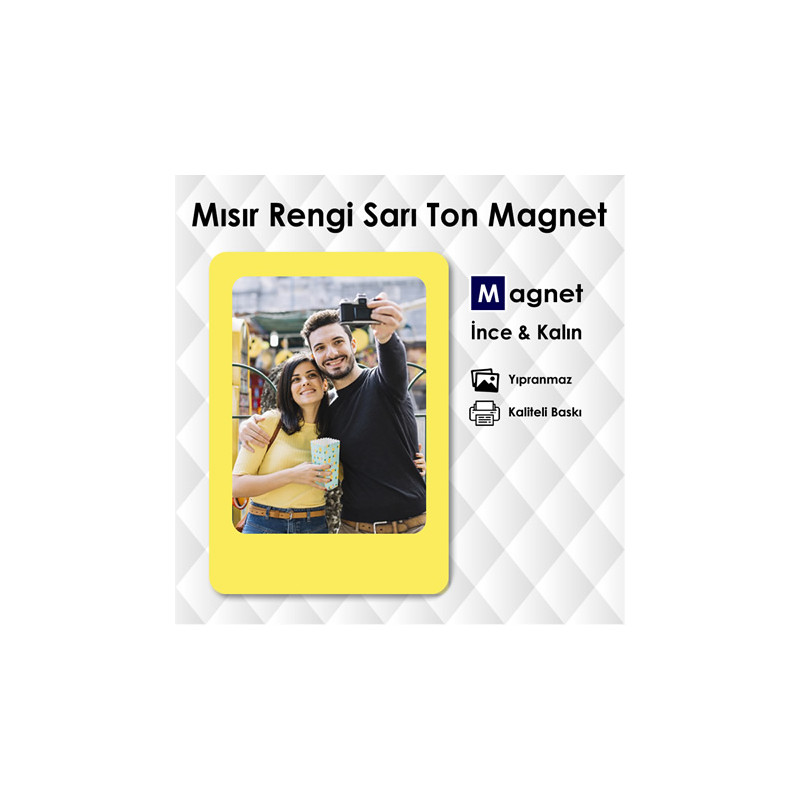 Mısır Rengi Dolap Süsleri İsimli Magnet