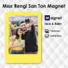 Mısır Rengi Dolap Süsleri İsimli Magnet