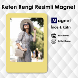 Keten Rengi Resimli Magnet Modelleri