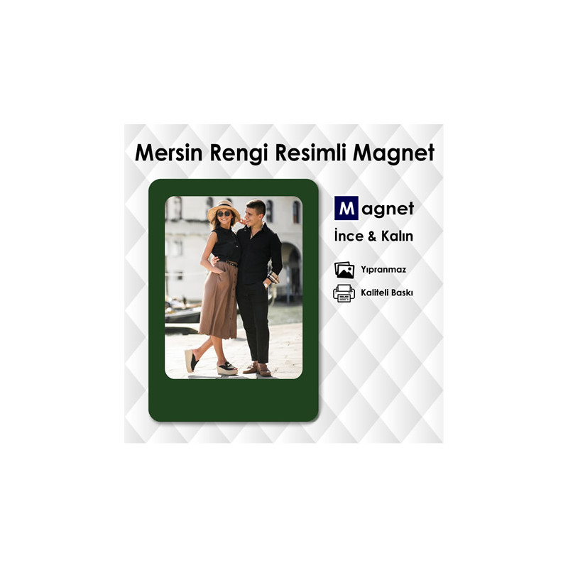Mersin Rengi Magnet Resimlik