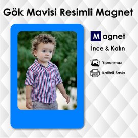 Gök Mavisi Dolap Üstü Süsleri