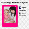 Gül Rengi Mıknatıslı Dolap Süsü