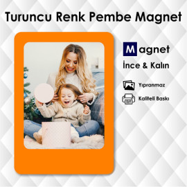 Turuncu Dolap Resimli Magnet Modeli