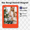 Nar Rengi Buzdolabı İsim Magneti