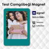 Teal Camgöbeği Renk İsimli Dolap Magnetleri