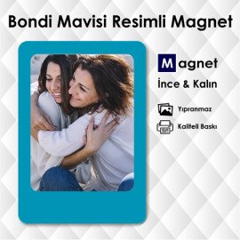 Bondi Mavisi Magnet Dolap Süsleri