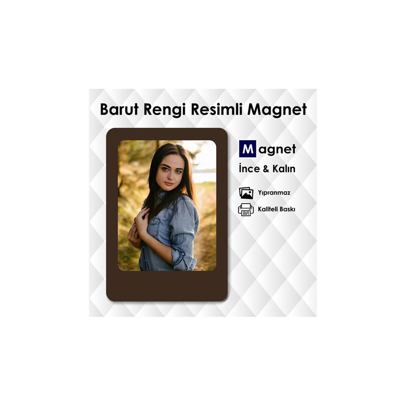 Barut Rengi Süs Magnetleri