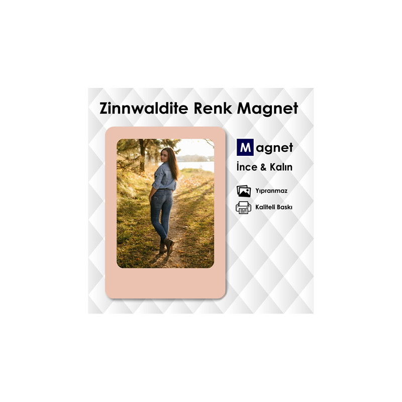 Zinnwaldite Renk FotoMagnet