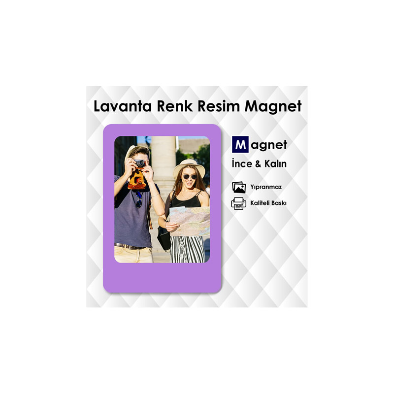 Lavanta Rengi Süs Magnet Modelleri