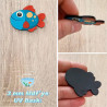 Sevimli Balık Figürü Ahşap Magnet