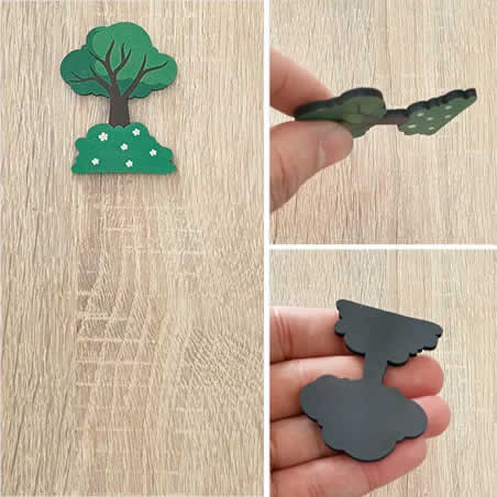 Agaç Şekilli Ahşap Magnet Agaç Şekilli Ahşap Magnet