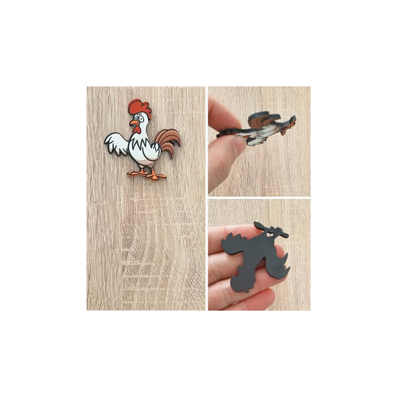 Haroz Şekilli Resim Tutucu Ahşap Magnet