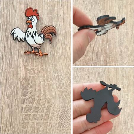Haroz Şekilli Resim Tutucu Ahşap Magnet