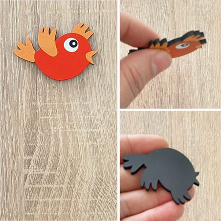 Kuş Magnet Fotoğraf Tutucu Kuş Magnet Fotoğraf Tutucu