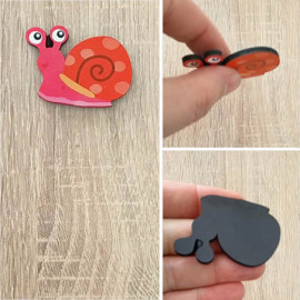 Salyangoz Magnet Fotoğraf Tutucu