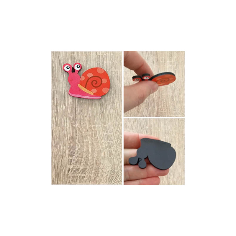 Salyangoz Magnet Fotoğraf Tutucu