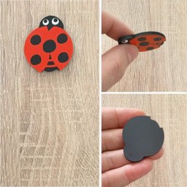 Uğur Böçeği Magnet Fotoğraf Tutucu Buzdolabı Süsü