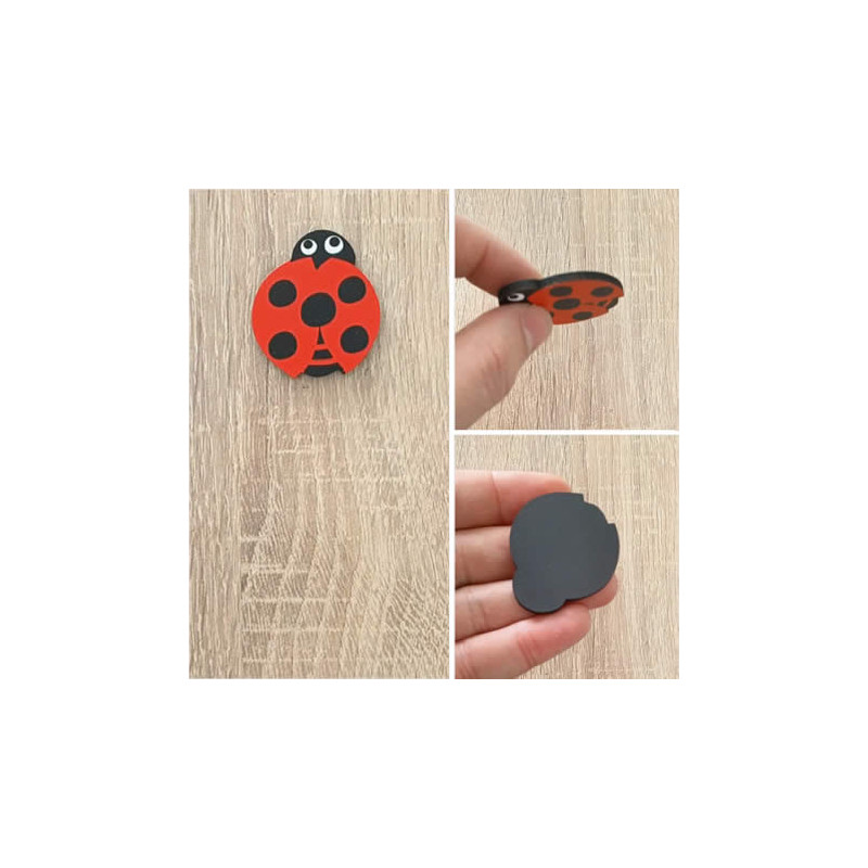Uğur Böçeği Magnet Fotoğraf Tutucu Buzdolabı Süsü