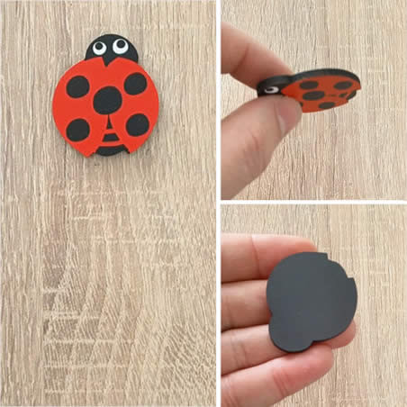 Uğur Böçeği Magnet Fotoğraf Tutucu Buzdolabı Süsü Uğur Böçeği Magnet Fotoğraf Tutucu Buzdolabı Süsü