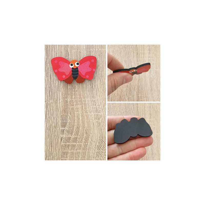 Kelebek Şekilli Magnet Fotoğraf Tutucu Buzdolabı Süsü