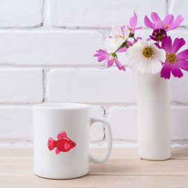 12 Adet Sevimli Balık Şekilli Stickerler