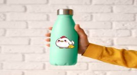 12 Adet Sevimli Çiftlik hayvanları Şekilli Stickerler