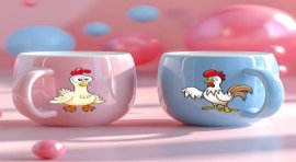 12 Adet Sevimli Çiftlik hayvanları Şekilli Stickerler