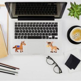 12 Adet Sevimli Çiftlik hayvanları Şekilli Stickerler