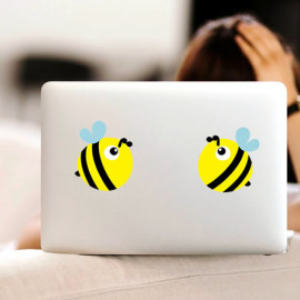 16 Adet Doğa Temalı Kelebekli, Çiçekli Şekilli Stickerler
