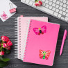 16 Adet Doğa Temalı Kelebekli, Çiçekli Şekilli Stickerler