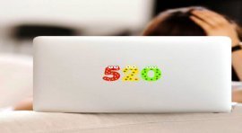 Komik Sayılar Sticker Seti