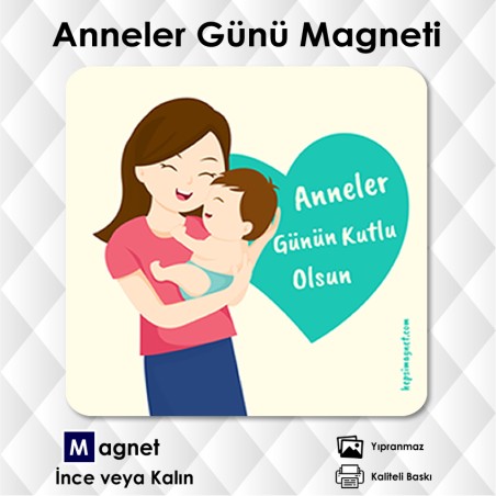 Anneye Hediyeler - Anneler Günü Magneti Anneye Hediyeler - Anneler Günü Magneti