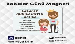 Babalar İçin Hediye, Babalar Günü Magnetleri