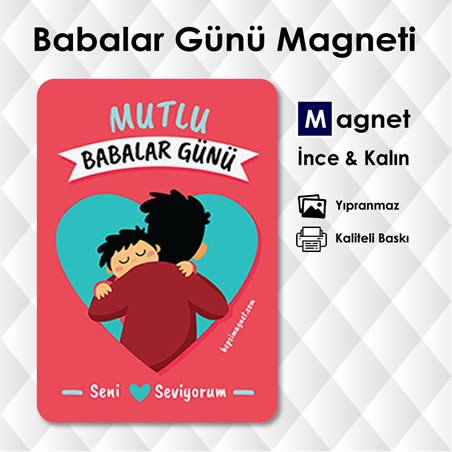 Babama Hediye Ne Alabilirim, Babalar Günü İçin Magnet