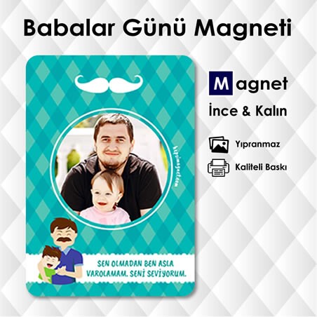 Baba Oğul Hediye Magneti