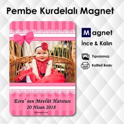 Kız Bebek Mevlüdü için Magnetler