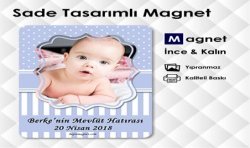 Değişik Mevlüd Hediyelikleri Fotolu Magnetler