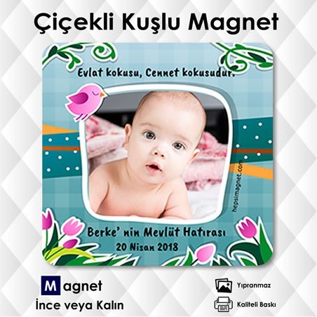 Bebek Mevlüt İkramlıkları FotoluMagnet