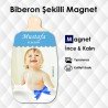 Erkek Bebekler İçin Biberon Şekilli Özel Kesim FotoMagnet