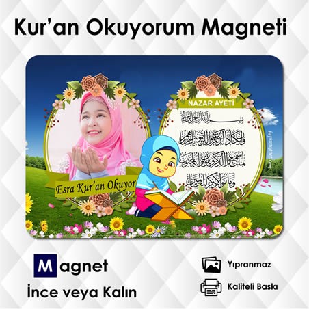 Kur'an Öğrendim Magneti