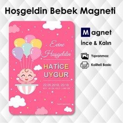 Balon Temalı Bebek Doğum Süsleri