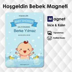 Yeni Doğan Erkek Bebek Magnetleri