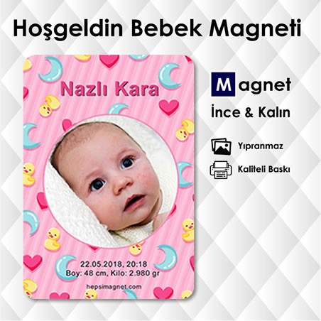 Resimli Yenidoğan Bebek Süsleri
