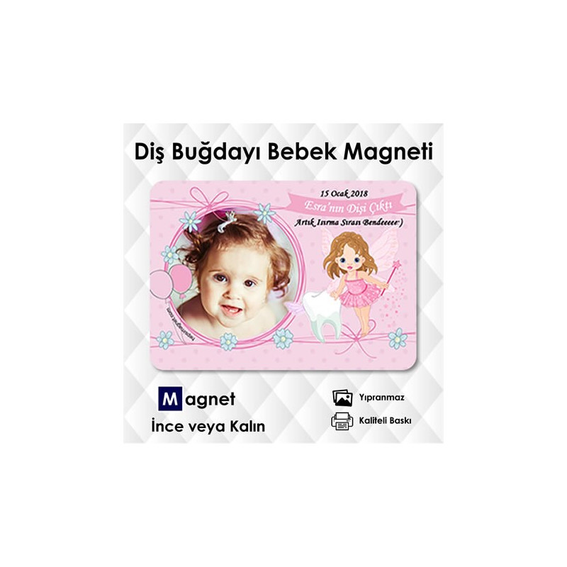 Diş Buğdayı Resimli Magnet