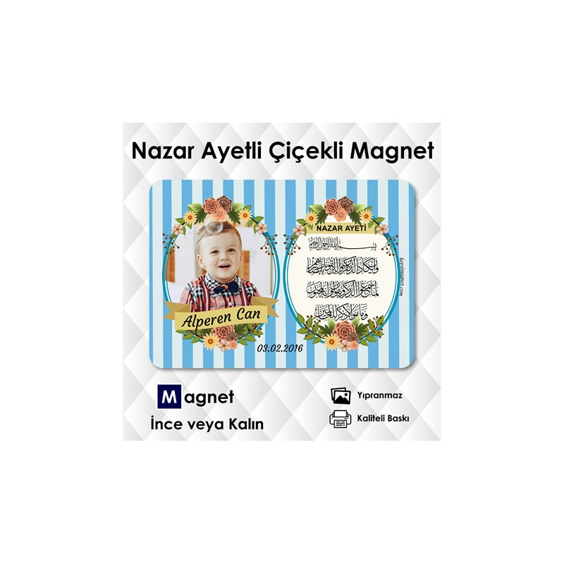 Nazar Ayetli Mevlüd Magneti